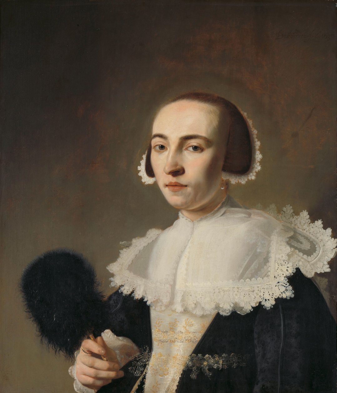 Porträt einer Frau von Pieter Dubordieu
