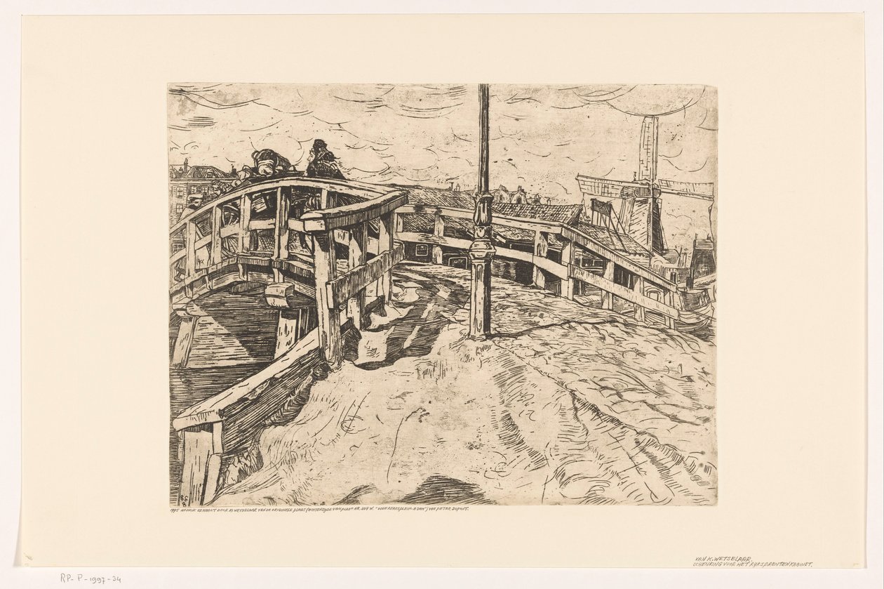 Brücke in den Baarsjes von Pieter Dupont