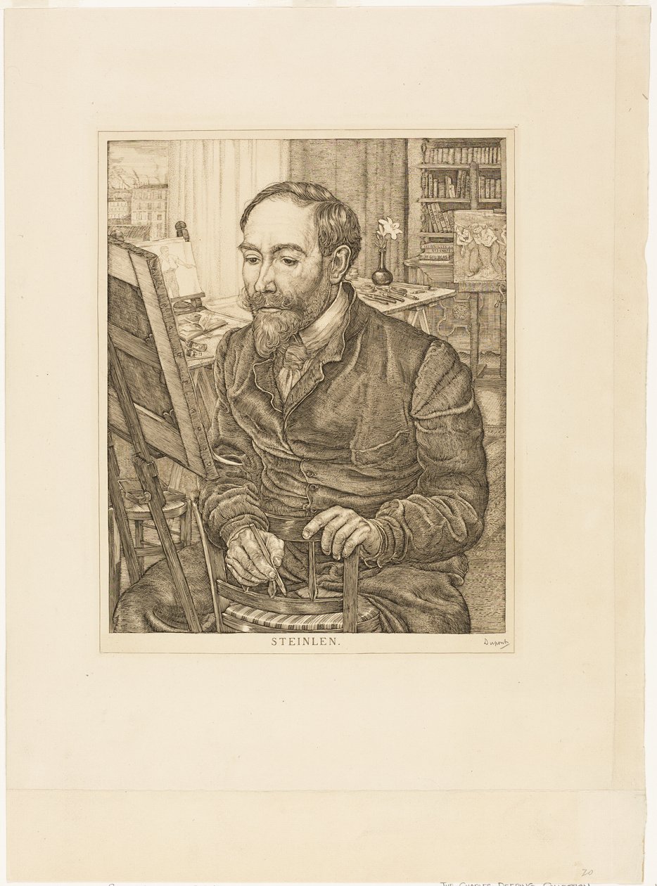 Porträt von Théophile Alexandre Steinlen von Pieter Dupont
