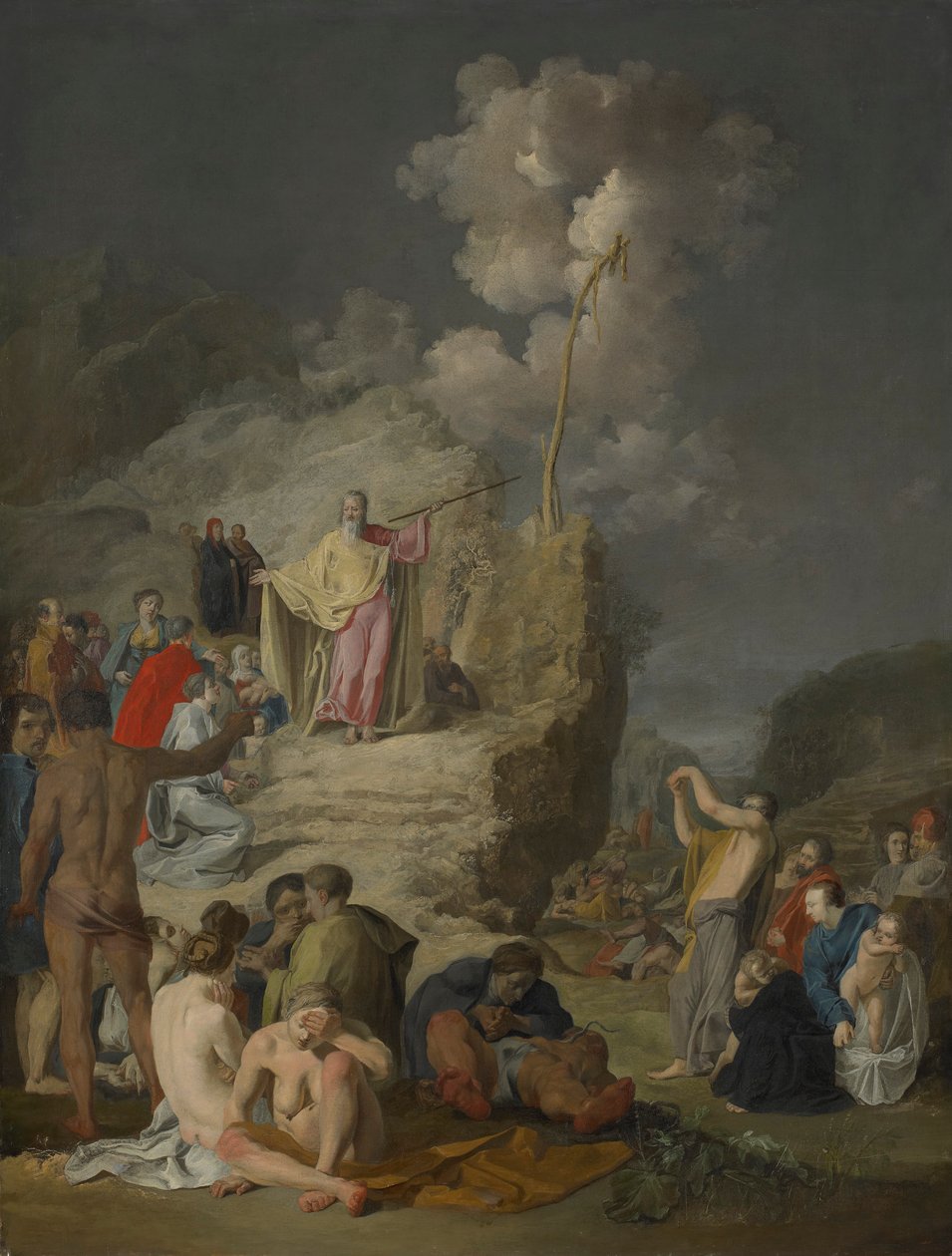 Moses und die eherne Schlange von Pieter Fransz. de Grebber