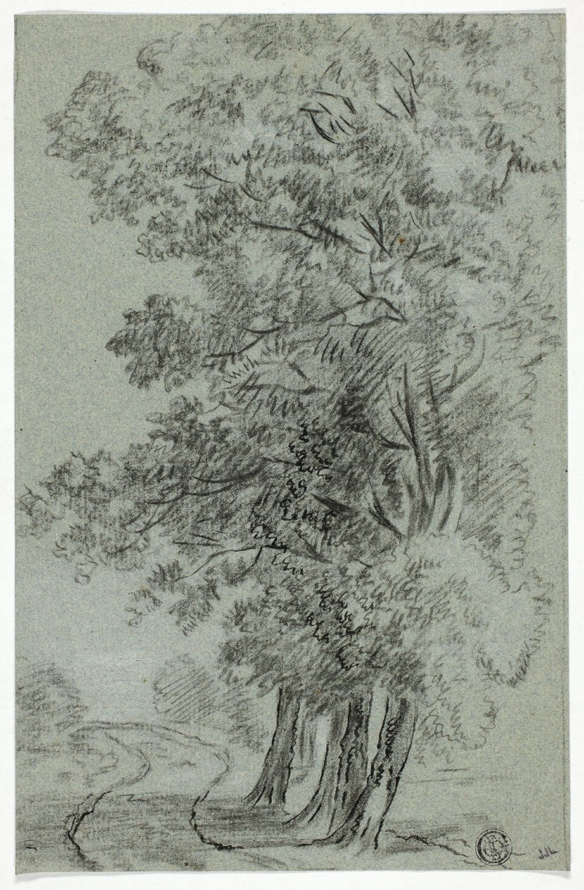 Straße vorbei an Bäumen von Pieter Gaal