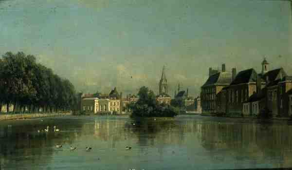 Ansicht von Den Haag von Pieter Gerard Vertin
