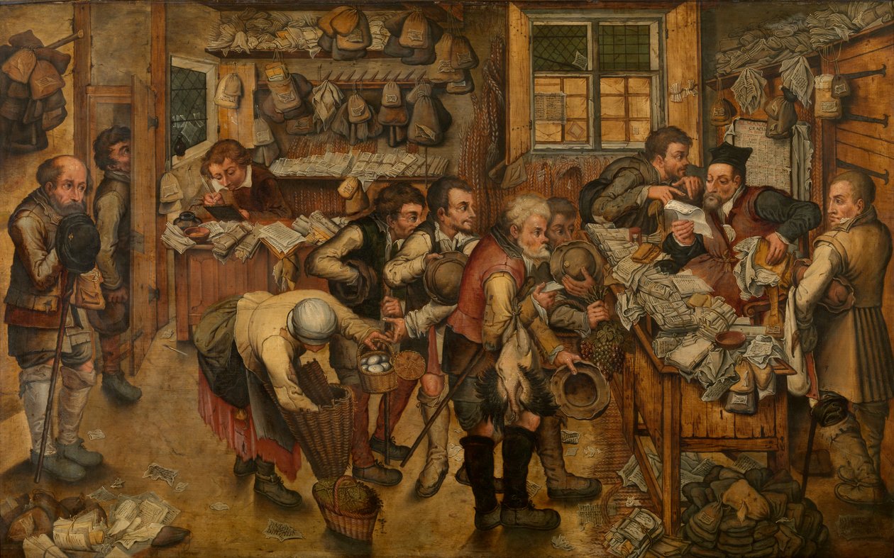 Der Dorfrechtsanwalt von Pieter III Brueghel