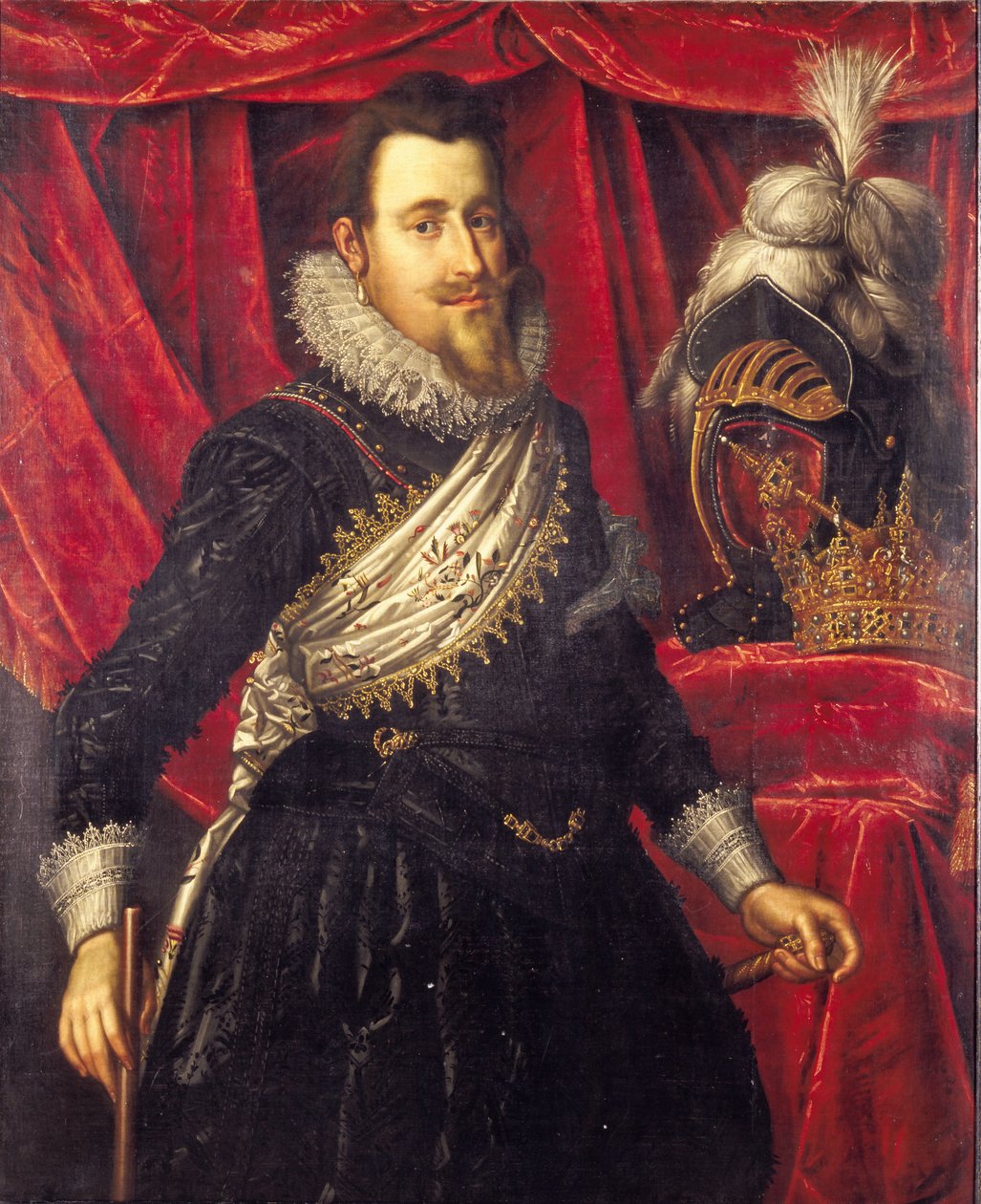 Christian IV., ca. 1612 von Pieter Isaacsz