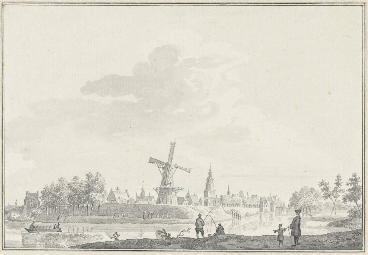 Ansicht der Stadt Buren von Pieter Jan van Liender