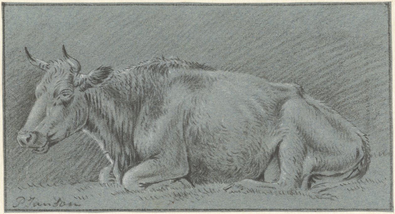 Liegende Kuh von Pieter Janson