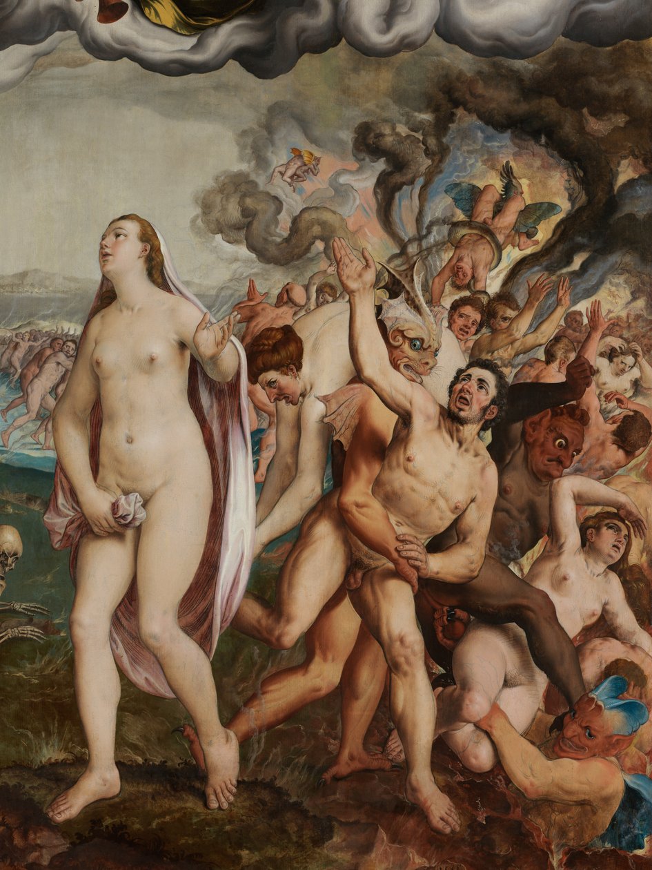 Detail des Jüngsten Gerichts von Pieter Jansz. Pourbus