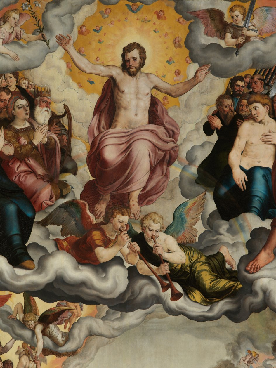 (Detail) des Jüngsten Gerichts von Pieter Jansz. Pourbus