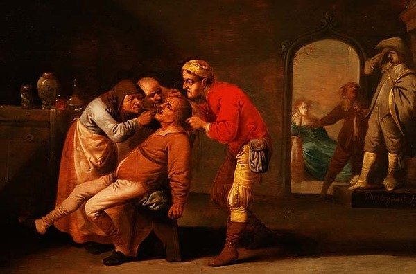Ein Besuch beim Zahnarzt von Pieter Jansz. Quast