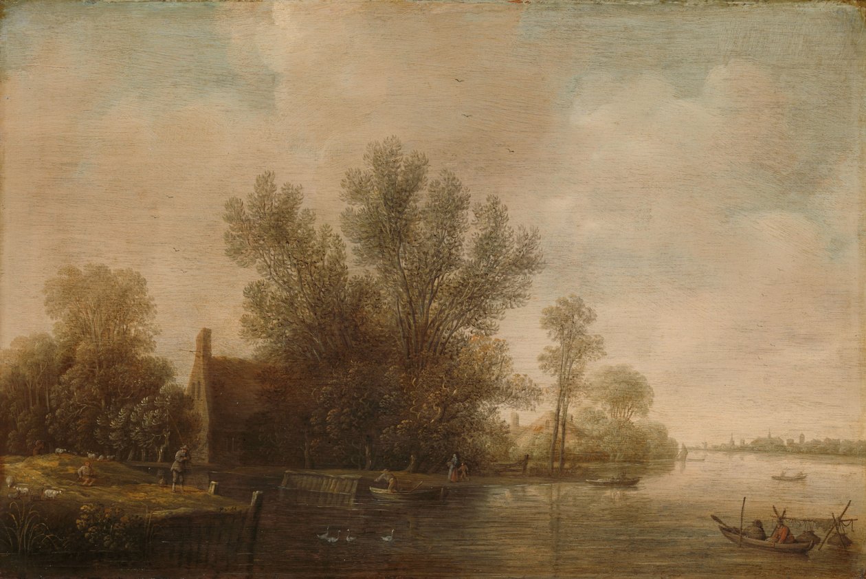Flusslandschaft von Pieter Jansz. van Asch