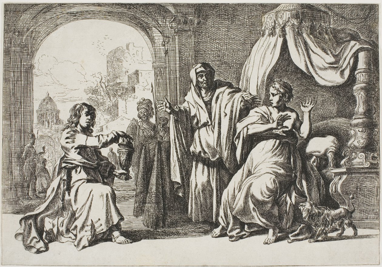Sophonisba erhält den vergifteten Becher von Pieter Lastman