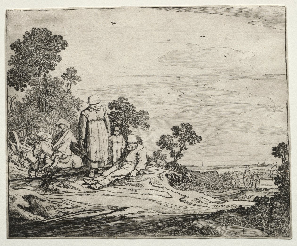 Landschaft mit Bauern, 1626 von Pieter Molyn