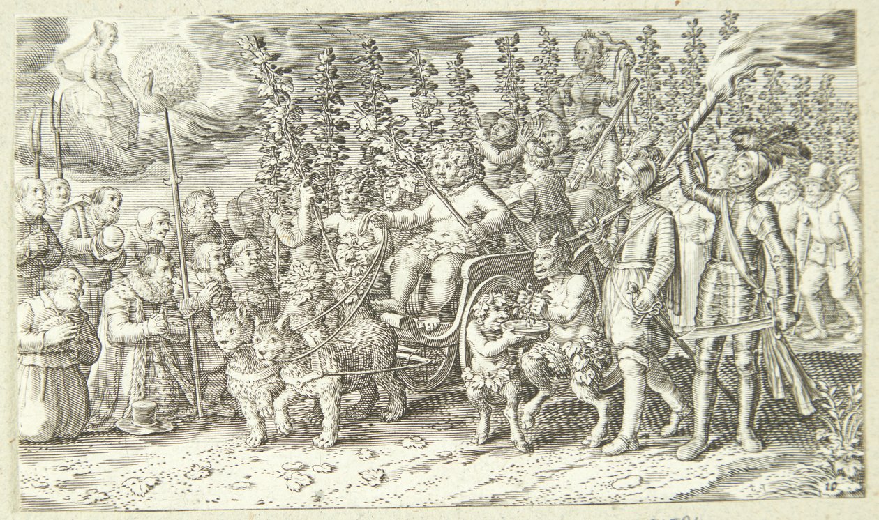Triumphzug des Bacchus nach Theben von Pieter Serwouters