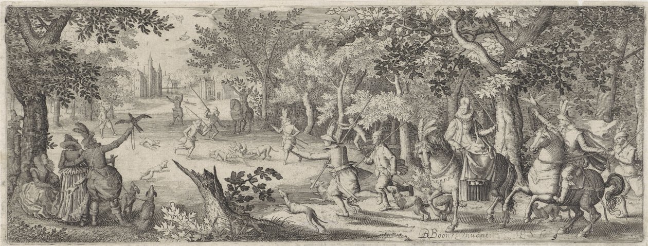 Reiherjagd von Pieter Serwouters