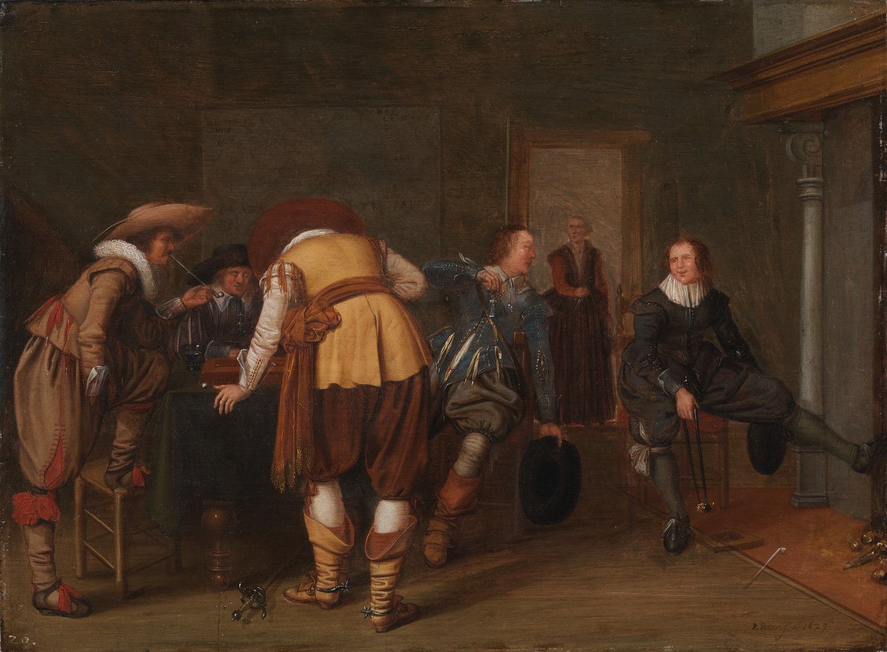 Die Brettspielspieler von Pieter Symonsz Potter