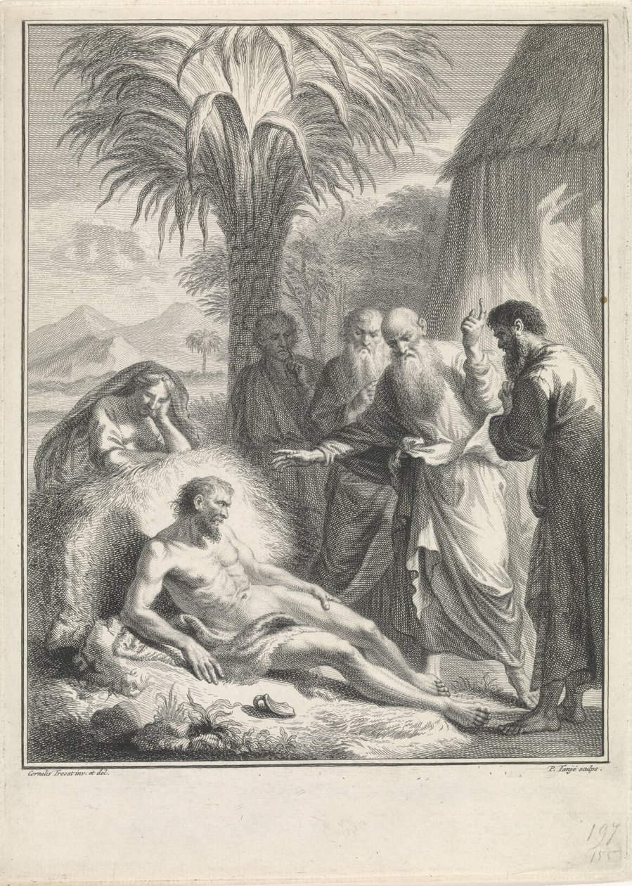 Hiob auf dem Misthaufen von Pieter Tanjé