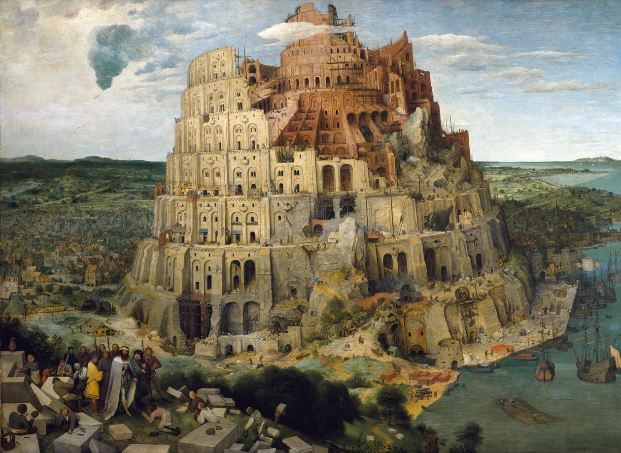 Der Turm von Babel von Pieter The Elder Brueghel