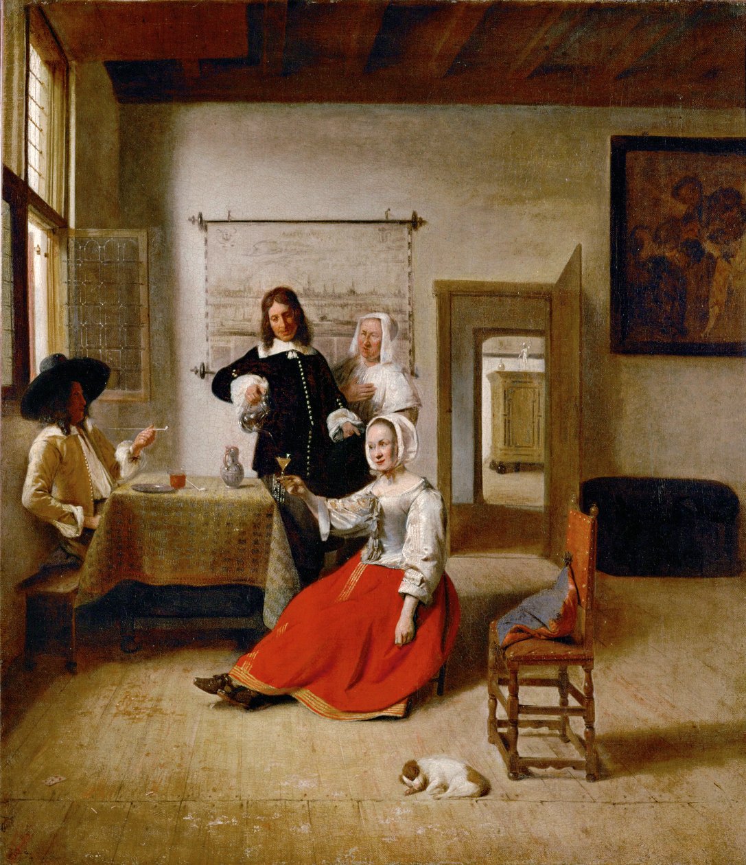 Der Trinker von Pieter de (after) Hooch