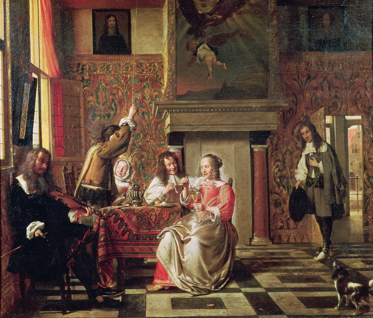 Gespräch von Pieter de Hooch