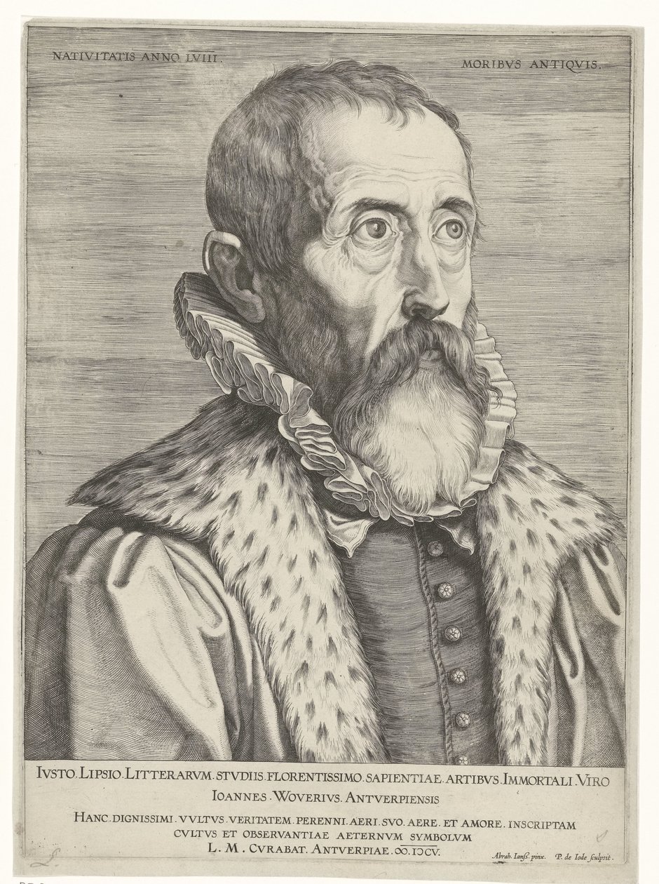 Porträt von Justus Lipsius von Pieter de Jode (I)
