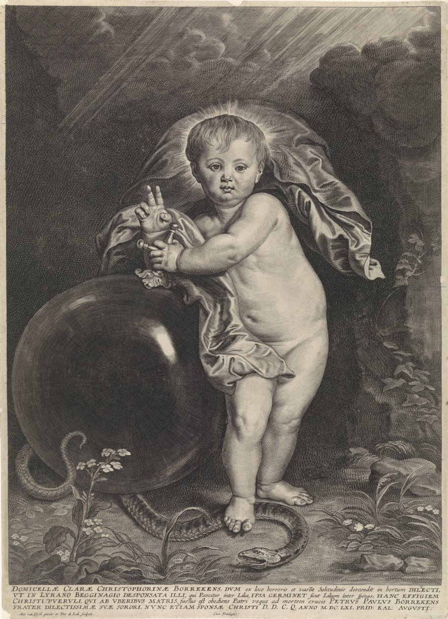 Christuskind mit Reichsapfel von Pieter de Jode (II)
