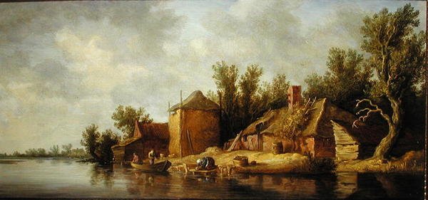 Flusslandschaft von Pieter de Neyn