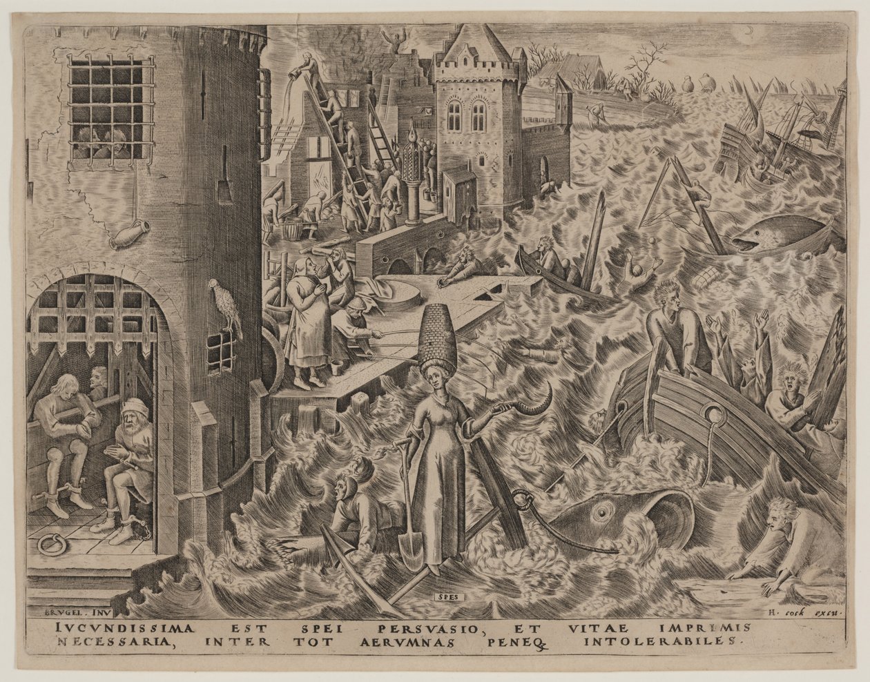 Hoffnung (Spes) von Pieter Bruegel the Elder