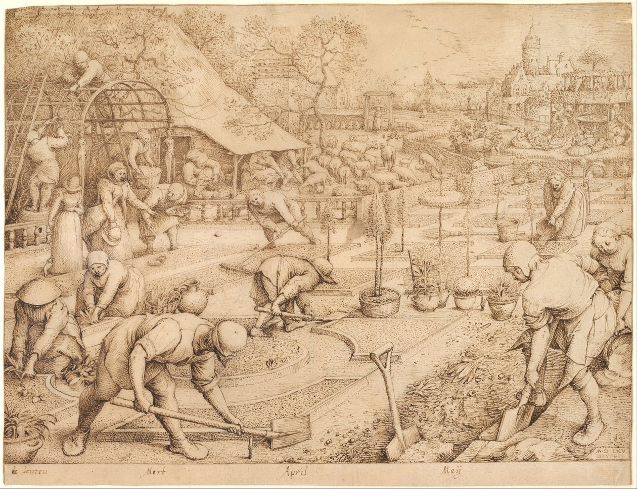 Frühling von Pieter Bruegel the Elder