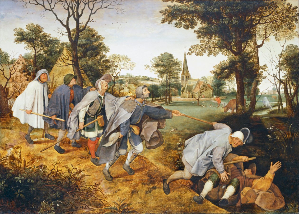 La parable des aveugles von Pieter the Younger Brueghel