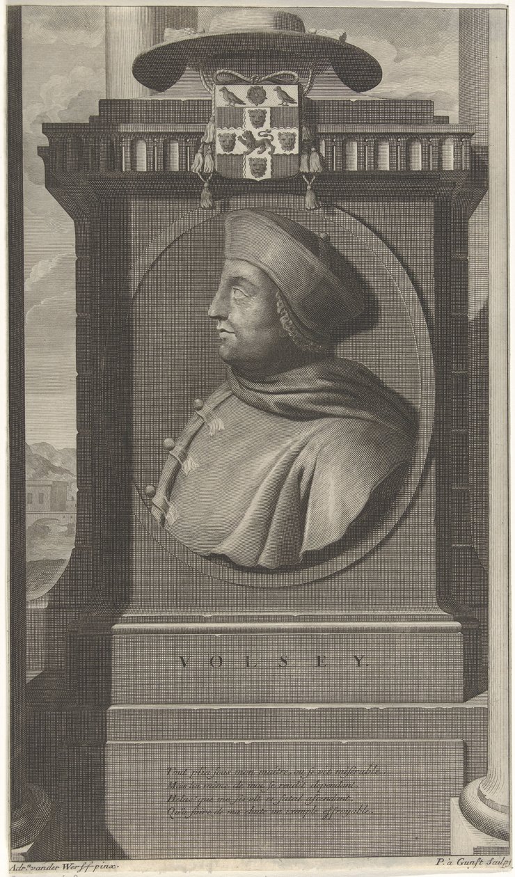 Porträt von Kardinal Wolsey von Pieter van Gunst