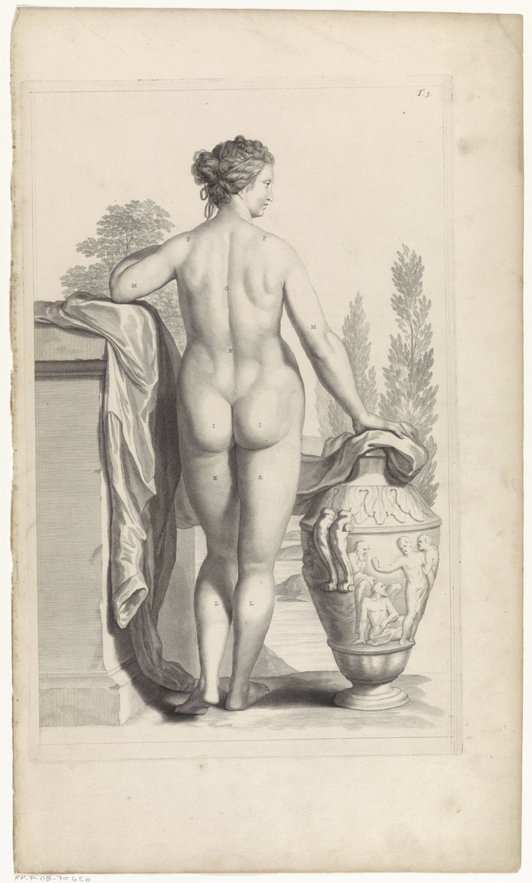 Studie des weiblichen Akts von Pieter van Gunst