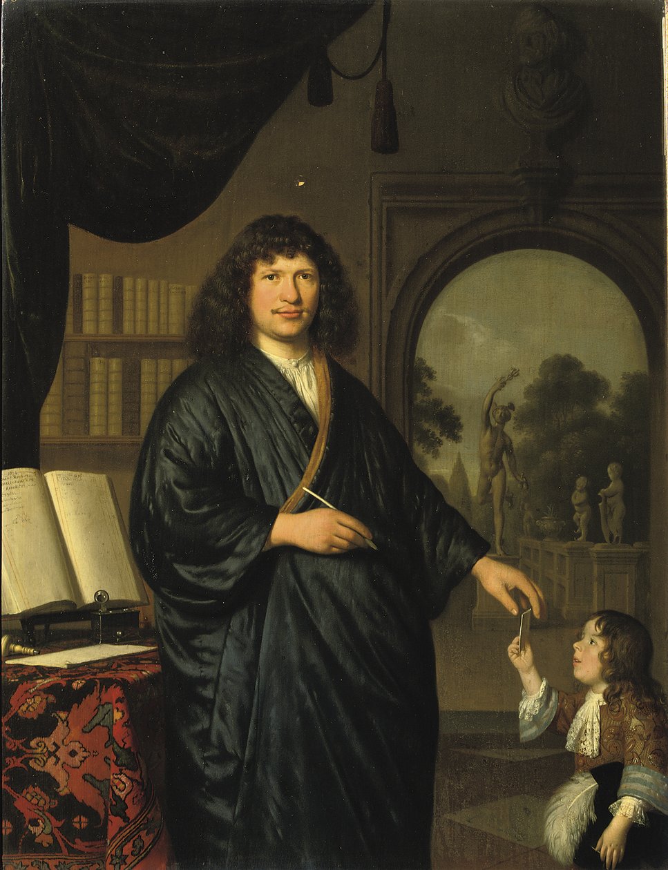 Porträt eines Gentlemans von Pieter van Slingelandt