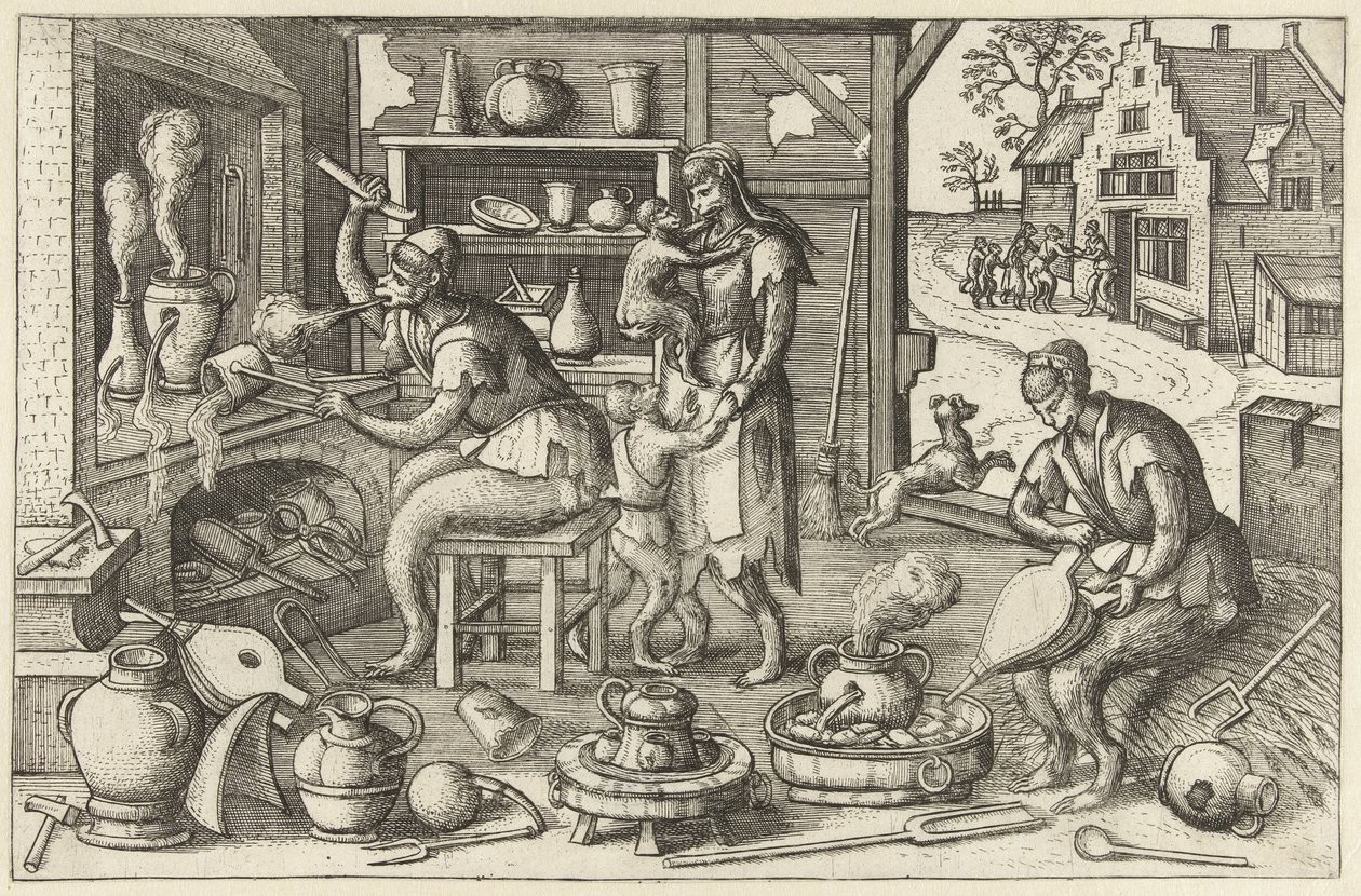 Alchemist von Pieter van der Borcht (I)