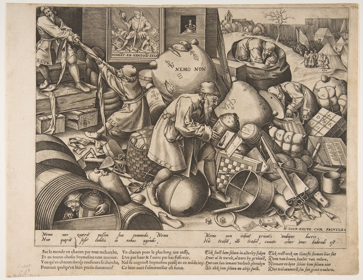 Jedermann, ca. 1558 von Pieter van der Heyden
