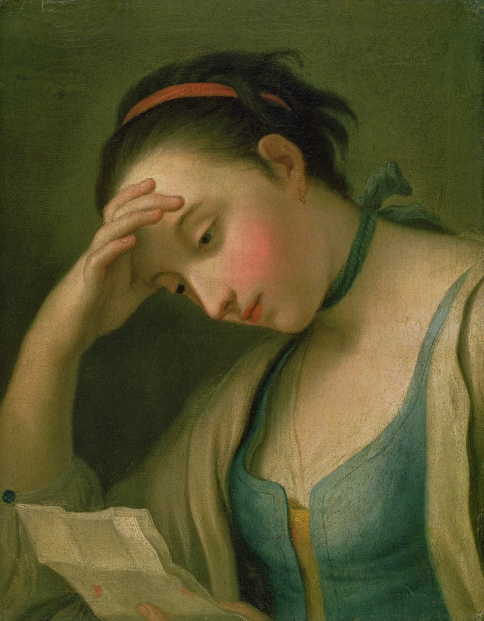 Porträt einer Frau von Pietro Antonio Rotari