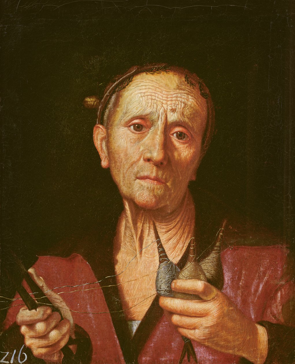 Atropos, eine der drei Schicksalsgöttinnen von Pietro Bellotti
