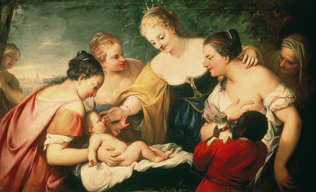 Die Auffindung des Moses von Pietro Liberi