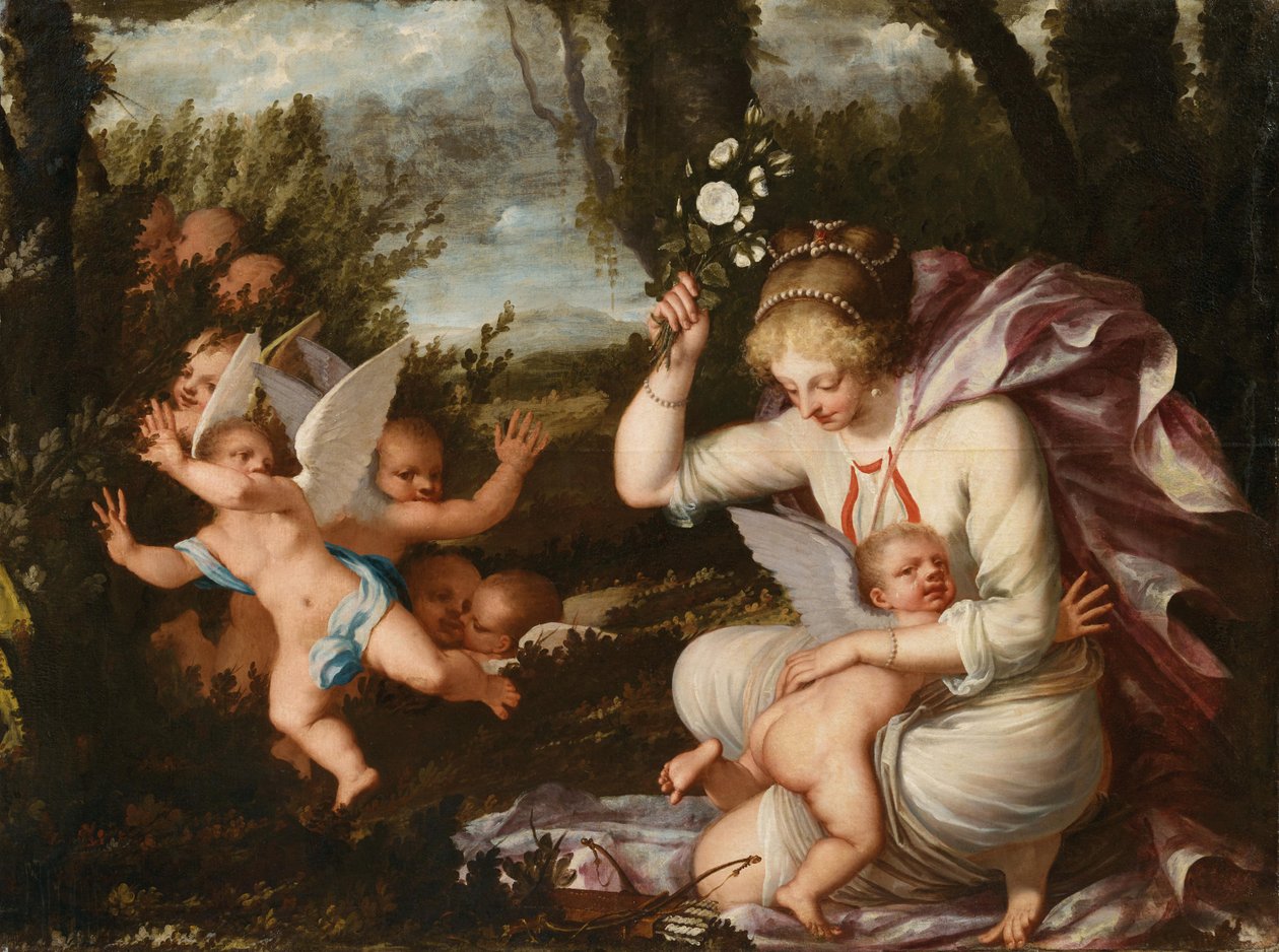 Die Bestrafung des Amor von Pietro Liberi