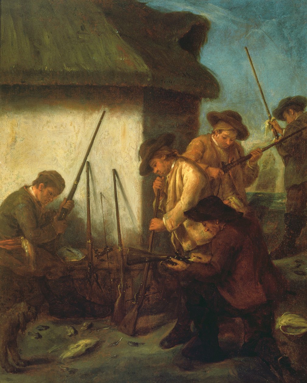 Vorbereitung der Kanonen von Pietro Longhi