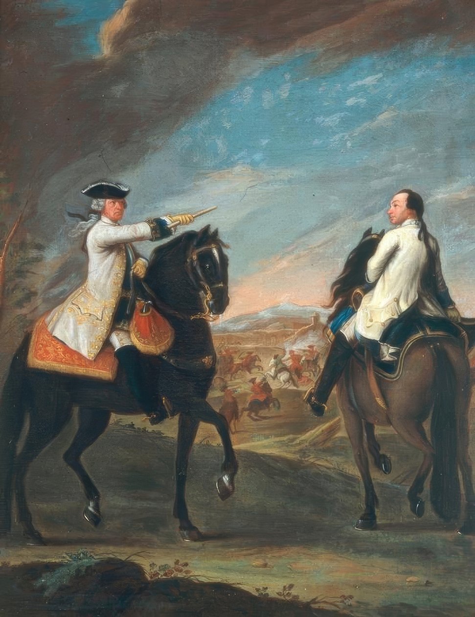 Reiterbildnis des Guglielmo di Monfort von Pietro Longhi