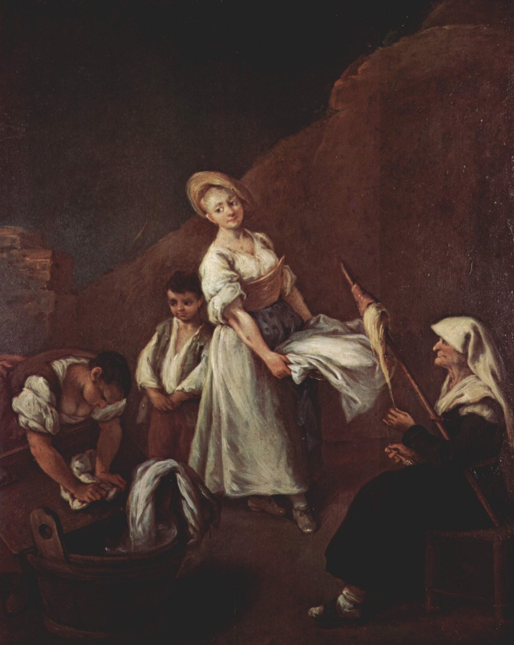 Die Wäscherinnen von Pietro Longhi