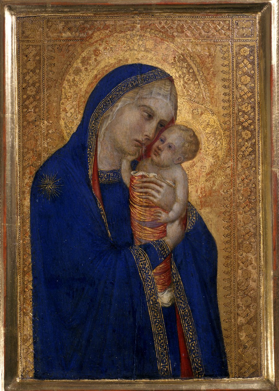 Madonna mit Kind, ca. 1330 von Pietro Lorenzetti