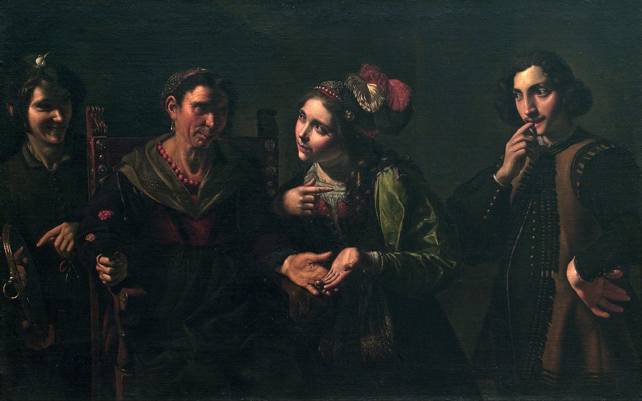 Die Wahrsagerin von Pietro Paolini