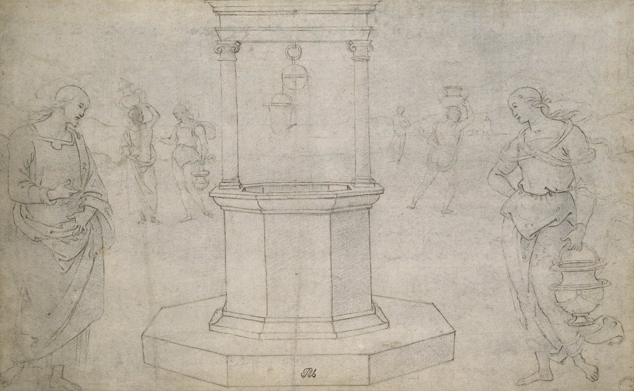 Christus und die Frau von Samaria von Pietro Perugino