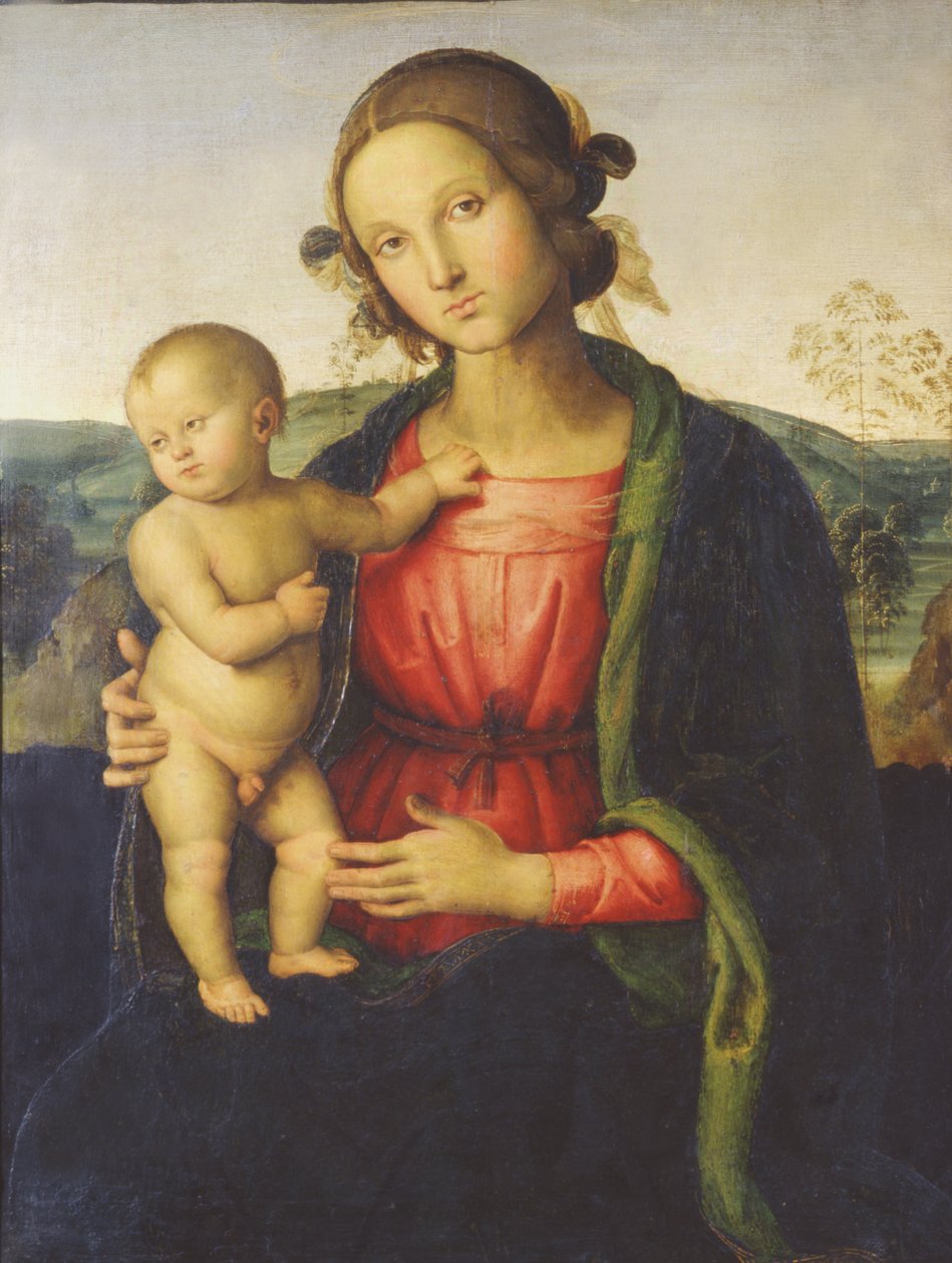 Madonna mit Kind von Pietro Perugino