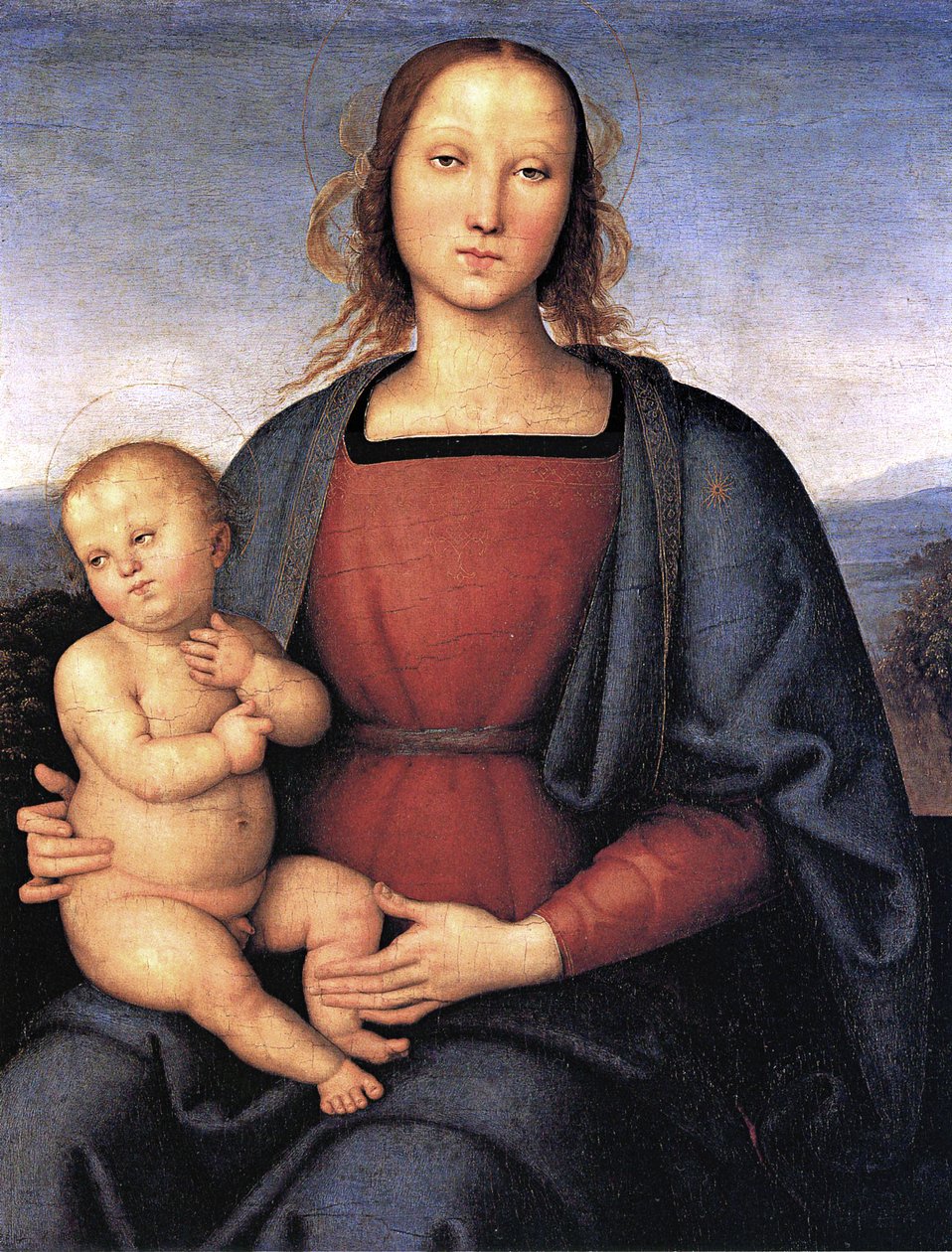 Madonna mit Kind von Pietro Perugino