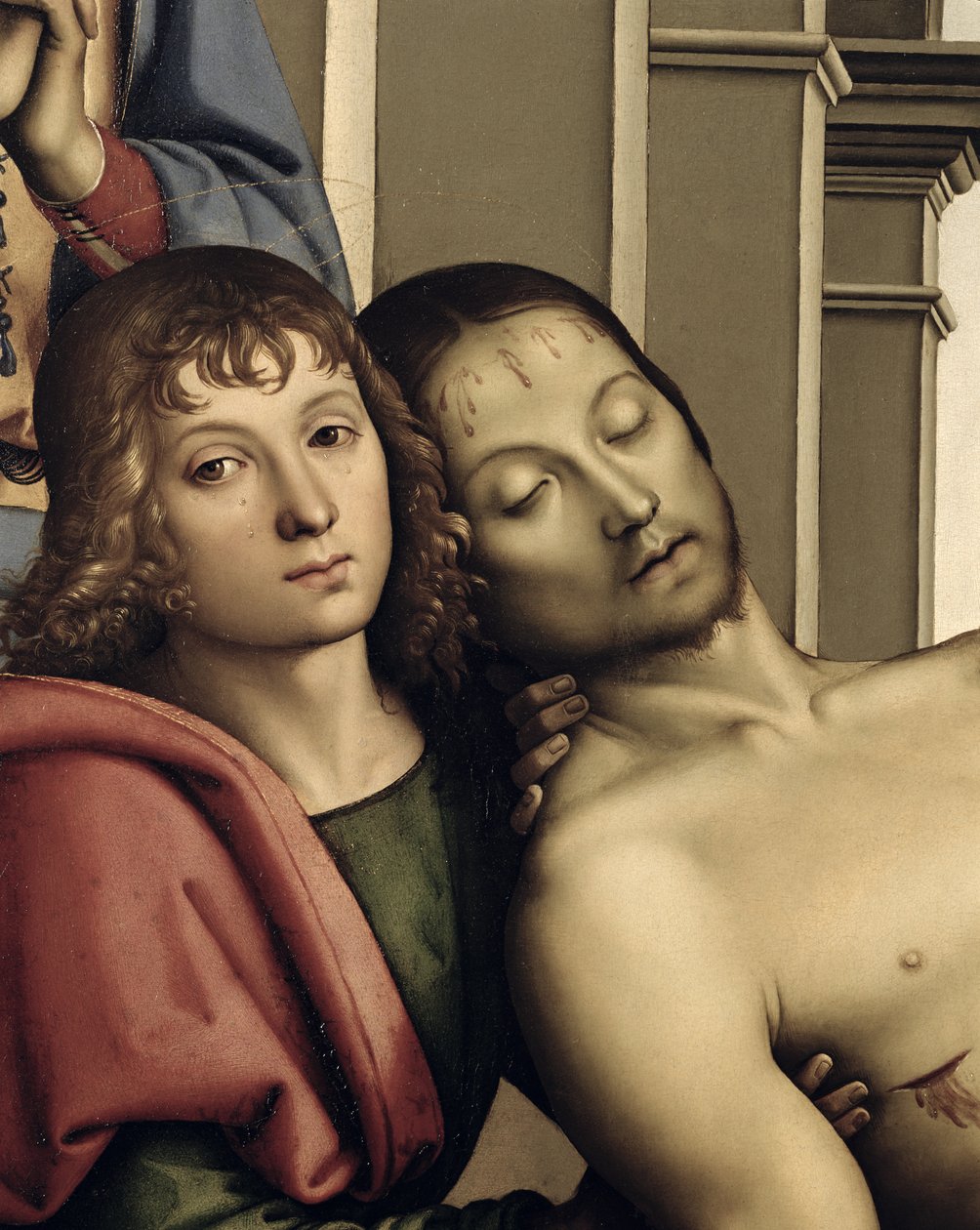 Pieta (Detail) von Pietro Perugino