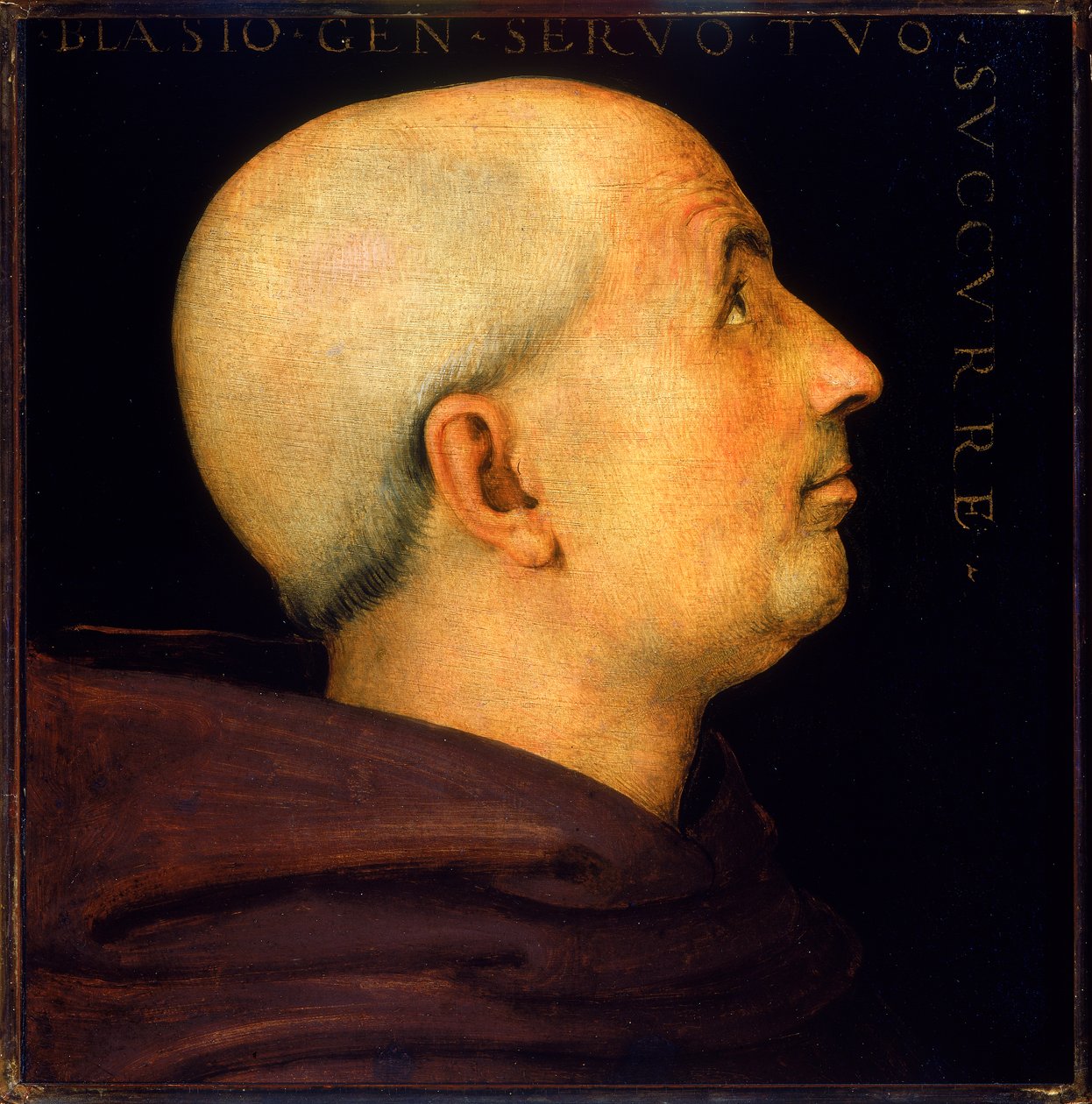 Porträt von Don Biagio Milanesi von Pietro Perugino