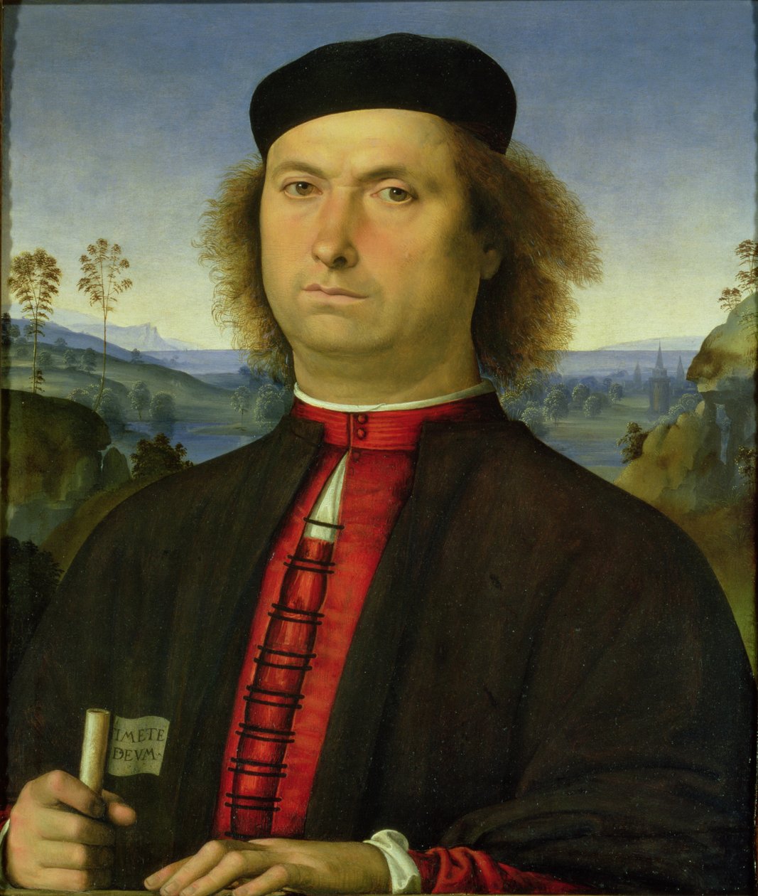 Porträt von Francesco delle Opere, 1494 von Pietro Perugino