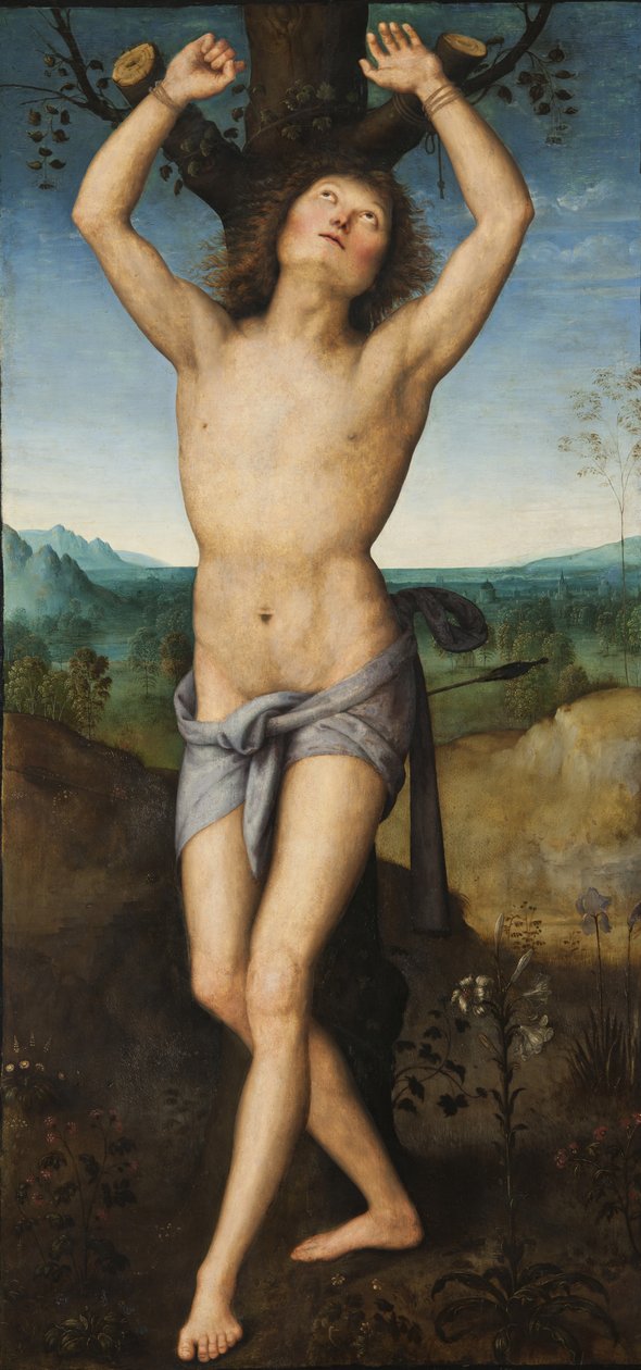 Heiliger Sebastian, ca. 1485 von Pietro Perugino